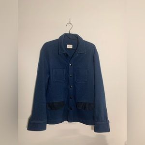 Simon Miller Navy Wool Shirt Jacket